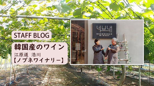 韓国産のワイン【江原道 浩川 ノブネワイナリー】